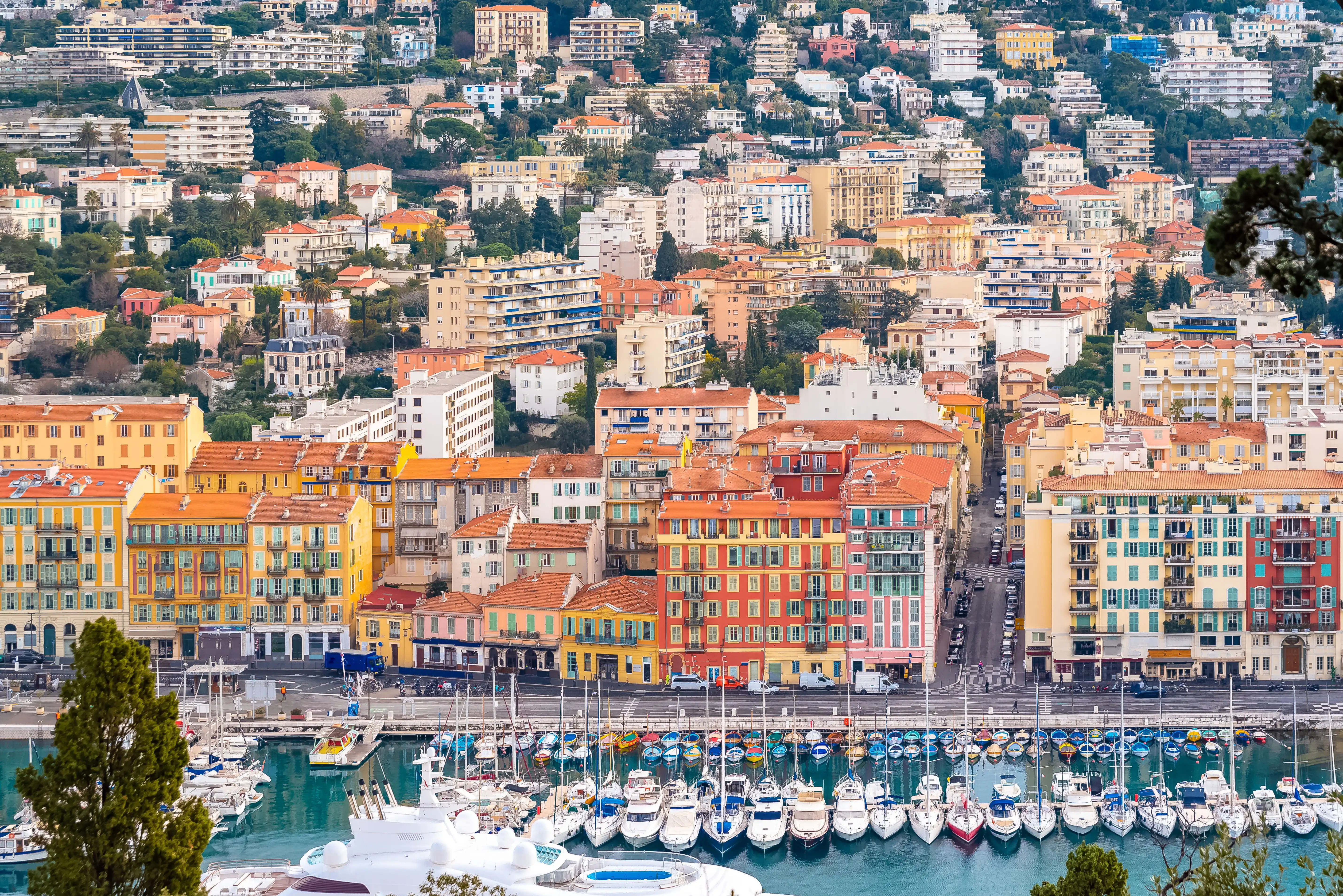 The harbor in Nice, France
